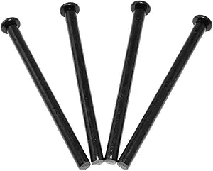 Door Hinge Pin Maxmoral 4pcs 3.5 Inches Hinge Pins for Interior Door Security Replacement, Black