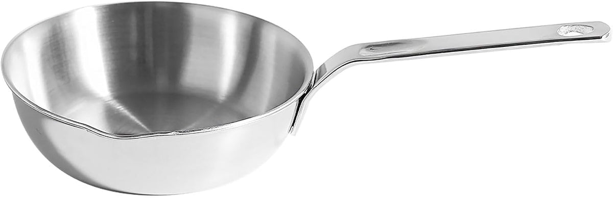 IMEEA 4.7'' Ultra Small Egg Frying Pan 304 Stainless Steel 1 Egg Frying Pan