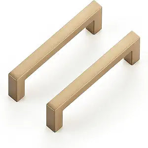 Ravinte Champagne Bronze Cabinet Handles Drawer Pulls, 3 Inch CC, 10 Pack