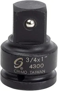 SUNEX TOOLS 4300 3/4-Inch Female 1-Inch Male Impact Socket Adapter