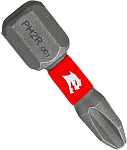 Diablo Reduced Phillips Drive Bits - #2, 1" Length, 1/4" Hex Shank, 25-Pack
