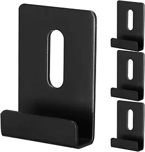 HOMSFOU 4 pcs Mirror Clips Mirror Mounting Wall Holder Clips with Screws Dresser Mounting Brackets for Wall Mounting Glass Retainer Clips for Bathroom Shelf Display