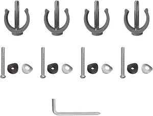 TABEKE Raised Toilet Seat Accessorries Pack