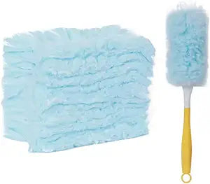 Double Sided 360  Duster Refills, Disposable Electrostatic Dusting Brush for Cleaning Home Office Blinds Car Surface Duster Cleaning Tool, 10PCS