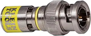 Klein Tools VDV813-607 Universal BNC Compression Coax Connector RG6 10-Pack