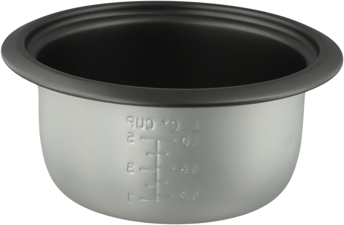 Non- Rice Cooker Inner Pot 1L Thickened Aluminum Replacement Liner with Even Heat Retention and Comfortable Handles, for Compatible with Various Small Rice Cooker