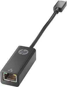 HEWLETT PACKARD USB-C to RJ45 Adapter - No Localization (V7W66AA), Black