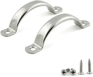 2pcs 78mm Stainless Steel Door Handle Cabinet Drawer Hardware Solid Handles Pulls