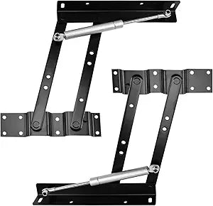 Enenes Coffee Table Lift Mechanism, Pneumatic Spring Lift Top Hinges