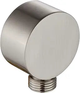 Heyalan Round Wall Supply Elbow for Hand Shower Hose, Brushed Nickel