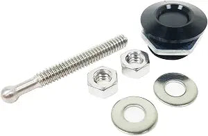 Quik-Latch Products QL-25-SB 1.25" Upper Diameter Black Anodized MIni Quick Release Latch