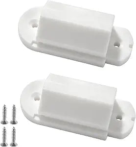 2 Pack Upper Hinge Replacement Compatible with Regalo Baby Gate Models 1250 & 1255, Top Gate Hinge with Locking Channels, Secure Durable Baby Gate Repair Part(White)