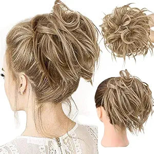 HMD Tousled Updo Messy Bun Hair Piece Ponytail Hairpieces for Women