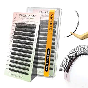 NAGARAKU 5D Flower Spikes Eyelash Extensions 0.07mm D Curl 8-15mm Mixed