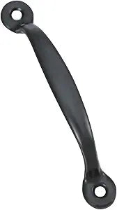 National Hardware V200 Black Steel Cabinet Pulls Drawer Handles Kitchen Cabinet Hardware with Rounded Contour Design for Cabinets and Drawers Easy-Grip Pull Handle