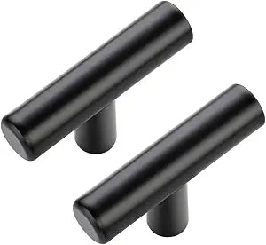 JOY DECOR 30 Pack Black Cabinet Knobs, Single Hole Drawer Handles, 2 Inch
