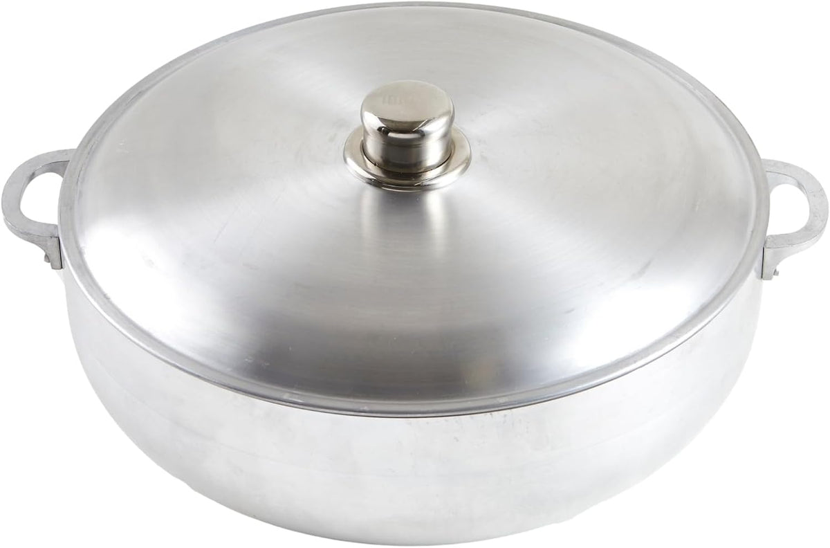 IMUSA 6.9 Qt Polished Aluminum Caldero Dutch Oven
