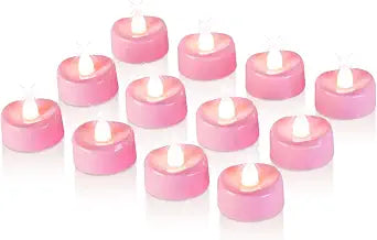 Raycare LED Tea Lights Battery Operated, 200+Hour Flickering Votive Candles
