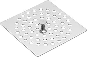 uxcell Shower Drain Hair Catcher Stainless Steel Square Floor Drain Cover