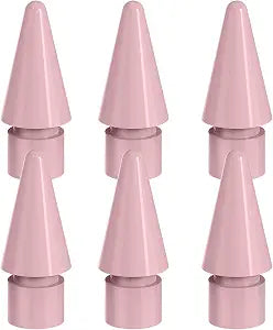 HATOKU 6 Packs Replacement Tips for Pencil 1st/2nd Generation, Pen Nibs for Pro Pencil (Pink)
