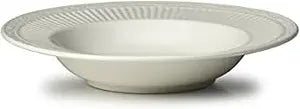 Mikasa Italian Countryside Rim Soup Bowl, 9.25-Inch, White - DD900-220