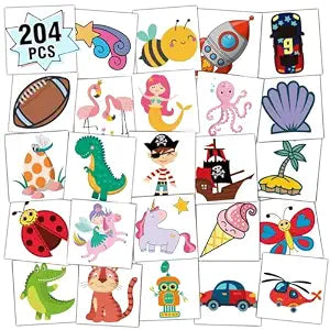 Partywind Kids Temporary Tattoos