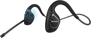 BANIGIPA Bluetooth Headset with Microphone, Open Ear Headphones with Mic