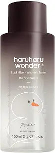 haruharu wonder Black Rice Hyaluronic Toner for Sensitive Skin, 5.1 fl.oz