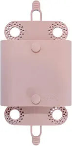 Porcupine Shower Wall Hair Catcher, Modern Silicone Design Collects & Conceals Hair in Bathroom, Prevents Clogged Drains, Reusable, Removable, Easy to Clean, Heavy Duty Hanger Included (Dusty Pink)