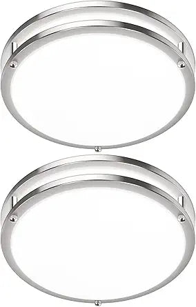 36W LED Ceiling Light Fixture, 12in Modern Flush Mount Ceiling Lights