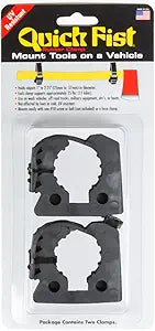 Original Quick Fist Clamp for mounting tools & equipment 1" - 2-1/4" diameter, 2 Count (Pack of 1) - 10010