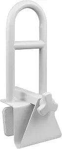 Heavy Duty Bathtub Safety Rail, Width Adjustable Bathtub Handle Grab Bar, Clamp-on Shower Support Handle for Side of Tub, Handicap Shower Safety Grab Bar for Seniors Elderly