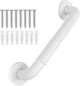 supregear Grab Bars for Bathtubs and Showers - Anti Slip Heavy Duty Shower Safety Handle - White Stainless Steel Support Rail for Bathtub Toilet Kitchen Stairway Elderly Children & Disability, 21.7 in
