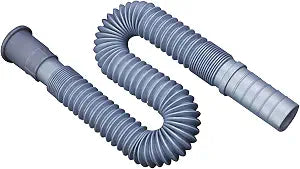 1-1/4 Inch Angle Simple Flexible and Expandable Drain Pipe Tube S Trap, Universal Plastic Angle Simple Extension Tube for Kitchen Bathroom Sink Sewer Drain Wash Basin Bathroom Sink Tube