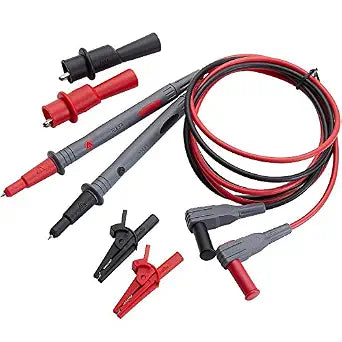 WGGE WG-011 Silicone Multimeter Leads with Safety Alligator Clips