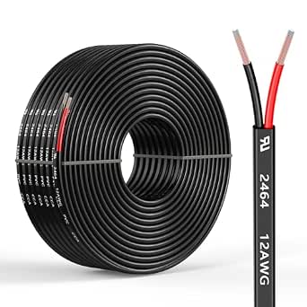 12 Gauge 2 Conductors 30FT Electrical Wire 2x3.31mm