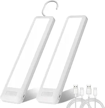 Dawnrise Under Cabinet Lights, 7.8 inch Closet Light Indoor with Hook, 2PK