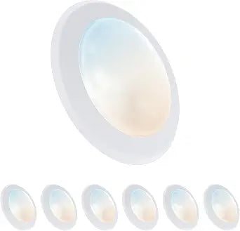 HALO HLC 6 inch LED Flush Mount Ceiling Light 5CCT 970 lumens 6PK