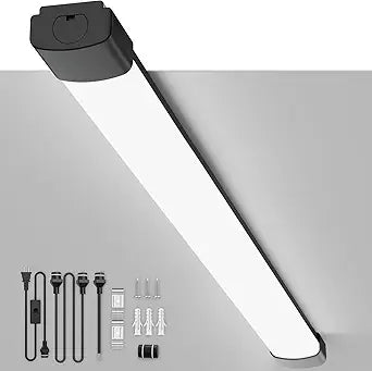 Plug in Ceiling Light 4FT Linkable Daylight Garage Light Fixture 36W