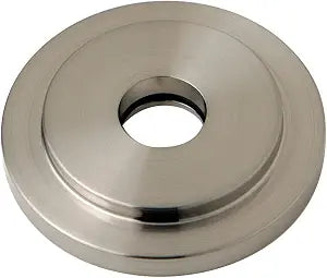 Kingston Brass FLEURO8 Yosemite Heavy Duty Round Solid Cast Brass Shower Flange, Brushed Nickel