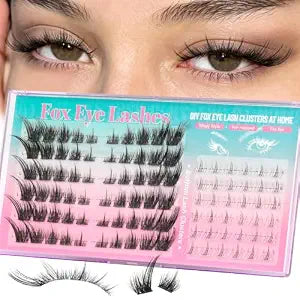Wispy Cat Eye Lashes Manga Lash Clusters L&R with Bottom Lashes
