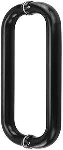 Alise Shower Door Handle 10 Inch,Sliding Shower Glass Door Pull,Matte Black