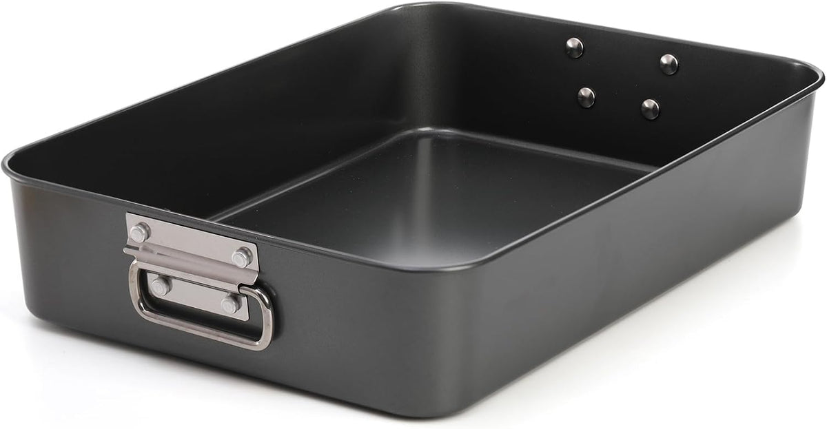 Jucoan Lasagna Pan 3 Inch Deep, 16 x 11.5 Inch Large Baking Pan Casserole Dishes for Oven, Non-Stick Baking Dishes Roasting Pan Brownies Pan for Thanksgiving, Christmas, Housewarming Gifts