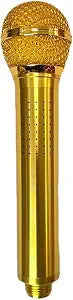 Young Chii Microphone Shaped Showerhead, Microphone Showerhead, Aviation Aluminum Alloy Material, Metallic Texture