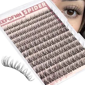 Spider Lash Clusters Natural Fluffy Cluster Eyelash Extensions DD Curl