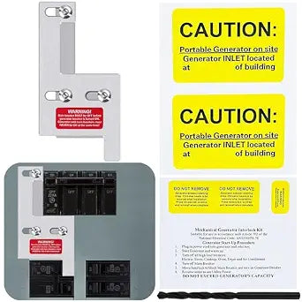 Generator Interlock Kit for GE General Electeric 150 or 200A Vertical Main