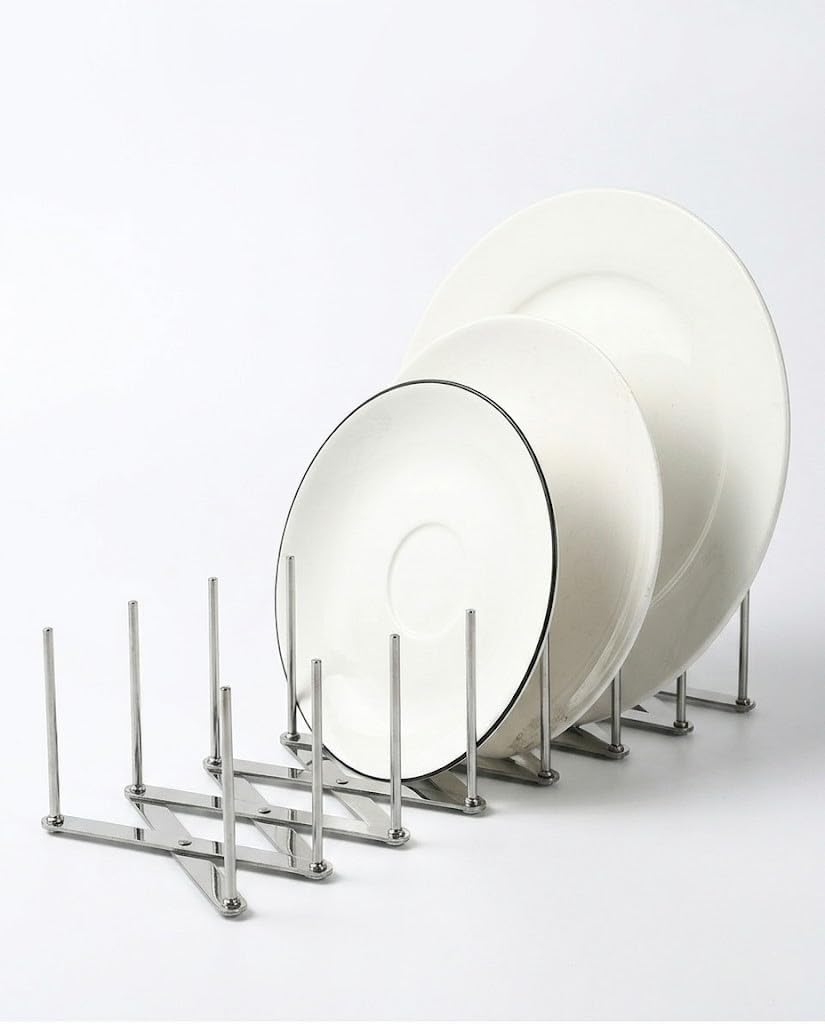 Expandable Stainless Steel Dish Drying Rack for Kitchen, Large