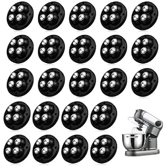 TRVL FIELDER Self Adhesive Caster Wheels Appliance Slider Rollers 24 Pcs