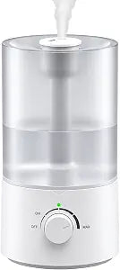 4L Humidifier for Bedroom, Quiet Ultrasonic Humidifier for Large Room