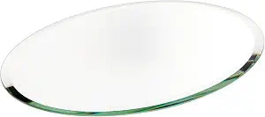 Plymor 5 x 7 inch Oval, 3mm Thick, Beveled Glass Mirror